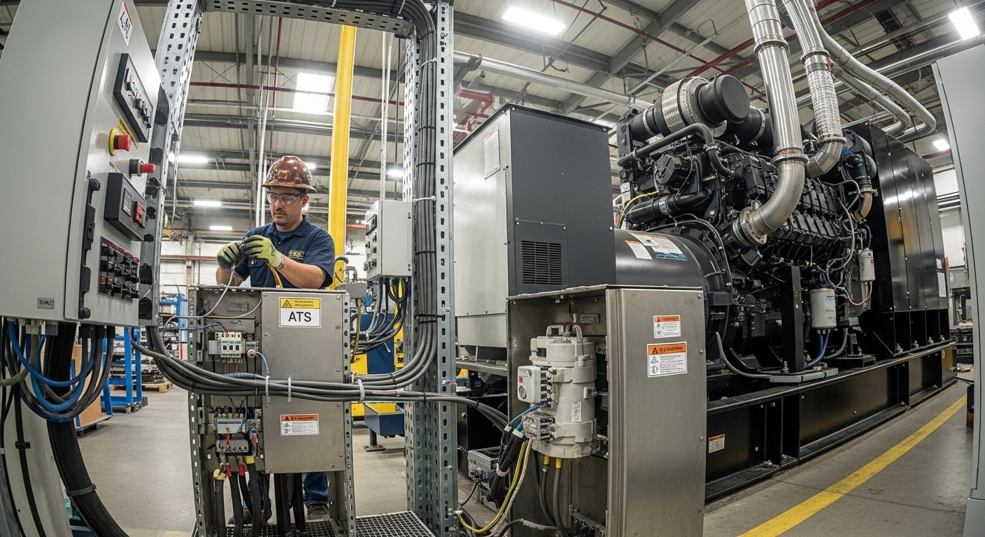 Industrial Generator Backup Integration Process - Delta Wye Electric